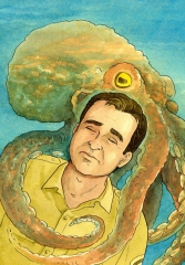 Francis Delphy, sous-marin, aventures en mer, pieuvre, bande dessinée gratuite